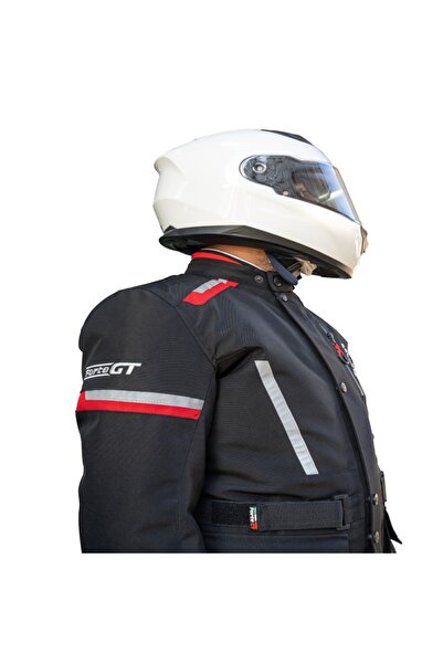Forte GT 1086 Hattena Full Koruma 4 Mevsim 4 Mevsim Motosiklet Montu L Beden Siyah