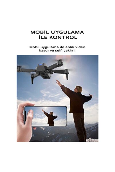 Aden A55 V2 Katlanabilir 480p Kameralı Drone Modeli (TAŞIMA ÇANTALI)
