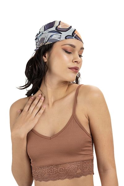 Sarar Silk Patterned Women's Scarf-Bandana