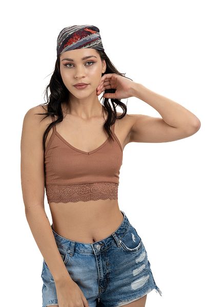 Sarar Silk Patterned Women's Scarf-Bandana