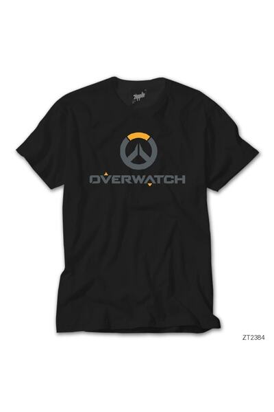 Z zepplin Logo Overwatch - 2 tricouri negre
