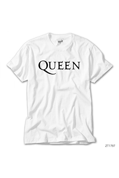 Z zepplin Tricou alb cu logo Queen