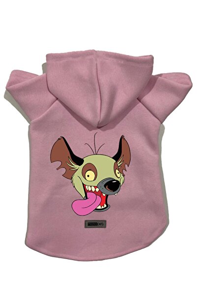 Monopetz سويت شيرت من الصوف باللون الوردي - هوديي، ملابس وملابس بنمط الكلب وا...