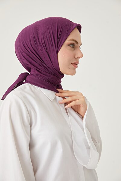 FRESCO SCARFS Women's Hijab Bamboo Scarf*eggplant Purple