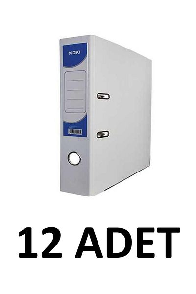 Noki 12 White Large Plastic Folders