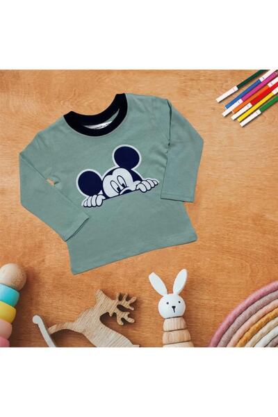 Machetta Dječji tamnoplavi Mickey Štampano vodeno zeleni bicikl Y. Prolećni t...