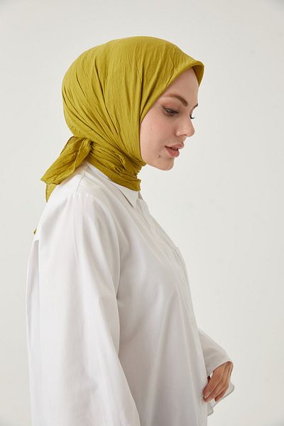 FRESCO SCARFS Γυναικείο μαντήλι Hijab Bamboo Kraş*πράσινο φιστίκι