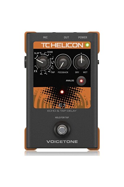 TC Helicon Tc Helıcon Voicetone Single E1 Vokal Için Delay & Echo Pedalı