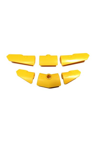 LEGO Original Accessory Custom Moc Technic Yellow Hood Bumper Part 6 Pieces Will Be Sent