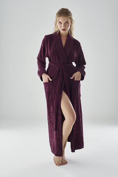Nuşa Fusta Jacquard Niki Velvet Bamboo Cotton Dressing Dressing