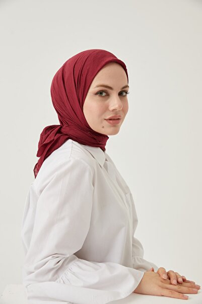 FRESCO SCARFS Women's Hijab Bamboo Scarf*dark Claret Red