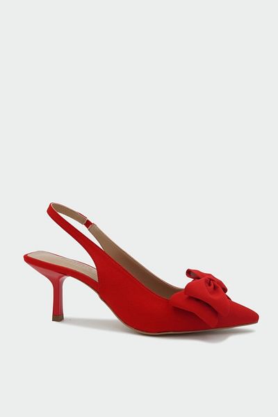 LAMİNTA Dámské boty na podpatku Maribel Red Bow