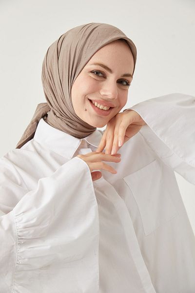 FRESCO SCARFS Γυναικείο μαντήλι Hijab Bamboo Kraş*mink