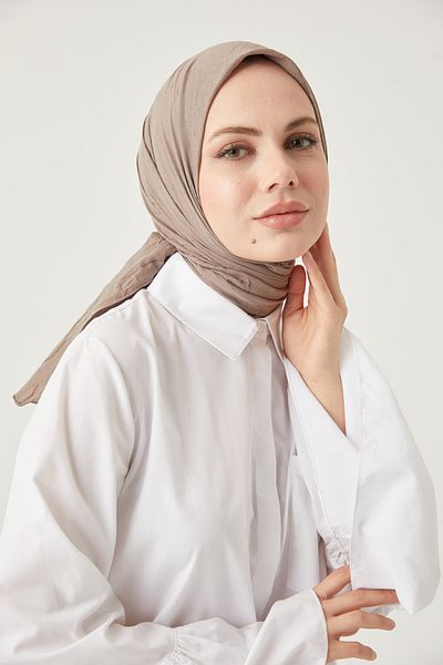FRESCO SCARFS Γυναικείο μαντήλι Hijab Bamboo Kraş*mink