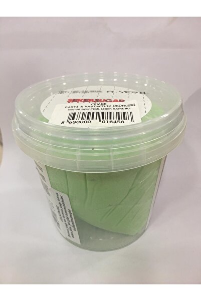 ŞEKER & SUGAR Açık Yeşil Şeker Hamuru 500gr