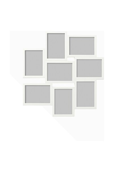 LiliaHome 8 Adet 10x15 Cm Beyaz Fotoğraf Çerçevesi