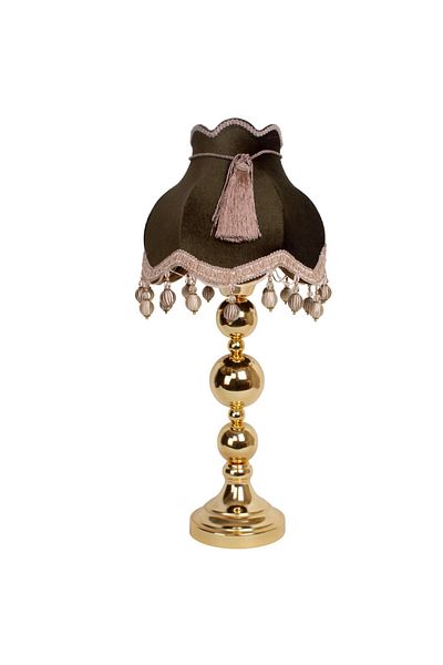 Dekovien Vintage Khaki Green Velvet - Lampshade for Living Room Quality Workmanship Ab0353