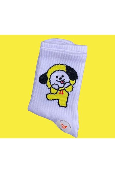 çorapdunyam Bts Chimmy Emoji Парфюмирани колежански тенис чорапи