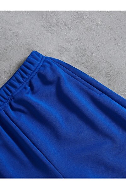 LePold Λευκό/μπλε Σετ σορτς τσέπης για κορίτσια/αγόρια με στάμπα πεταλούδας