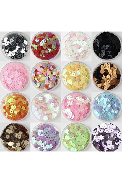 e tuhafiye 10’ar gram 10 Renk Çiçek Pul