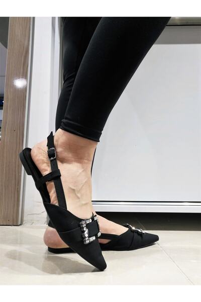 PUNTO Arme Cıty Ac27707700 Taşlı Topuksuz Şık Babet