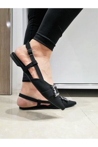 PUNTO Arme Cıty Ac27707700 Taşlı Topuksuz Şık Babet