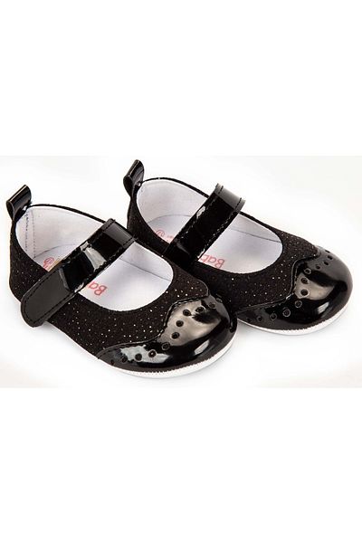 Baby Pattini Newborn Baby Girl Ballerinas, Ilkadım Home Shoes, Anti-Sweat Cotton Lined Ballerinas