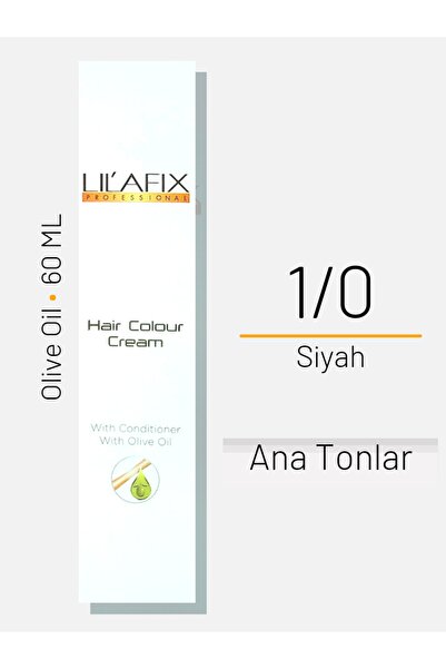Lilafix Saç Boyası No 1/0 Siyah 60ml