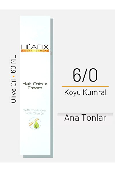 Lilafix Saç Boyası No 6/0 Koyu Kumral 60ml