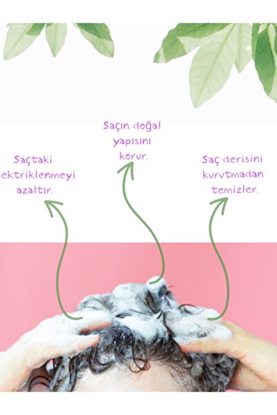 ELLESTY Vegan Sülfatsız Tuzsuz Parabensiz Şampuan 900 ml