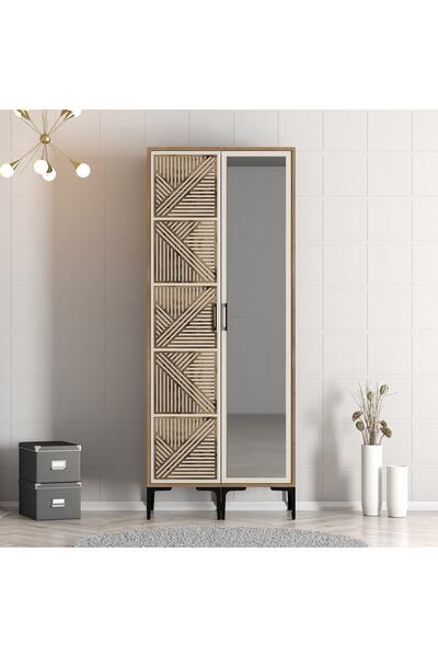 Variant Mobilya Kumsal 2 Kapılı Gardrop Pr - Krem