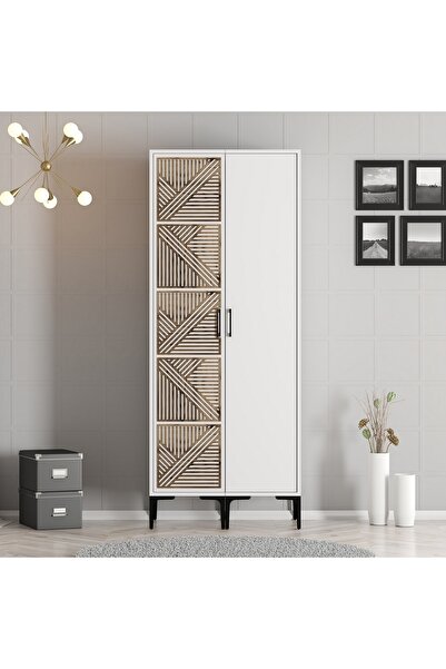 Variant Mobilya Kumsal 2 Kapılı Gardrop Ps - Beyaz