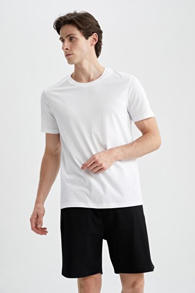 DeFacto Regular Fit Crew Neck Basic T-Shirt