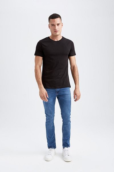 DeFacto Slim Fit Crew Neck Premium Quality Basic T-Shirt