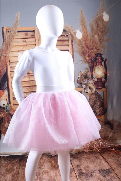 Astar Kostüm Fusta Tutu Roz Sclipici Fata Copil 23 Aprilie Spectacol Fusta Pufoasa din Tulle