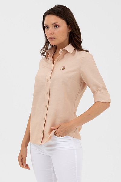 U.S. Polo Assn. Спортна риза U.S. Polo Slimfit, цвят Woxcolor G082l004.000.1570676