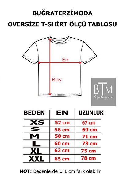 Buğraterzimoda Brooklyn Printed Loose Fit Unisex White Oversize T-shirt