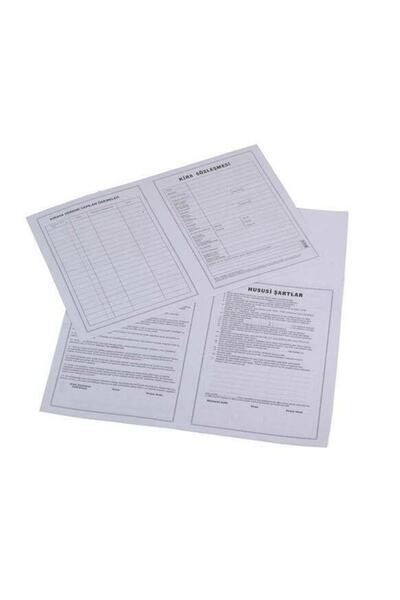 officemate Dılman Kıra Kontratı Matbuu Evrak 5 Lı