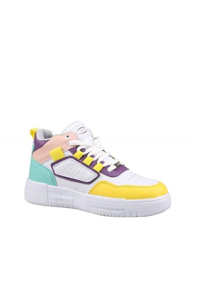 M.P. Mp 231-1122 Beyaz Sarı Unisex Sneakers