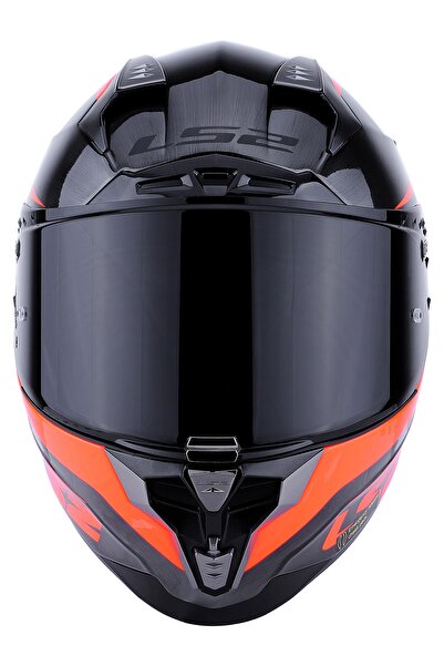 LS2 Challenger Cannon Jeans-turuncu Kask