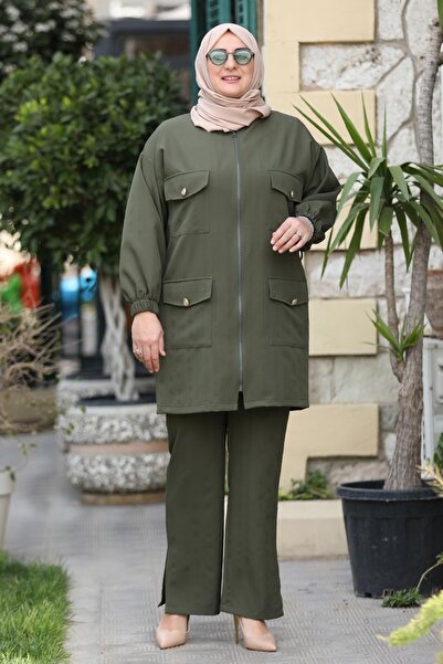 emsale Tesettür Takım | Safari | Haki - Ems