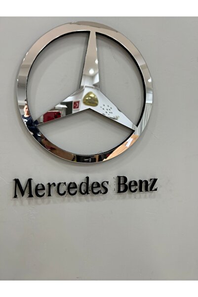 EHA LAZER Mercedes Benz Araba Logo Duvar Dekor