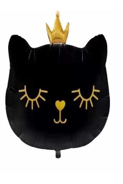 DÜVENCİ TİCARET Black Cat Foil Balloon