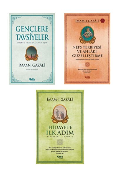 Çelik Yayınevi Imam-ı Gazali Seti Gençlere Tavsiyeler - Nefs Terbiyesi