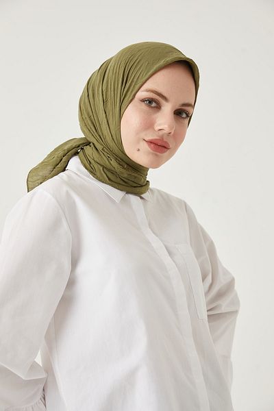 FRESCO SCARFS Γυναικείο μαντήλι Hijab Bamboo Kraş*χακί