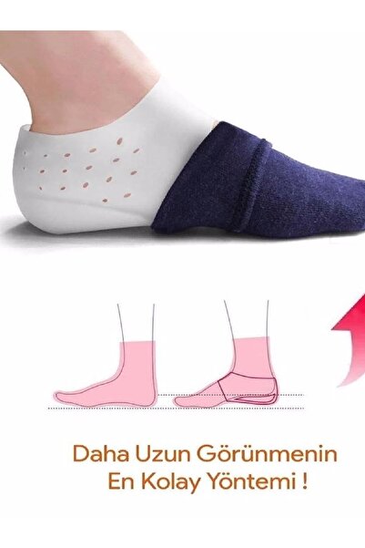 Özasya AVM Silikon Boy Uzatıcı Gizli Çorap Topuk