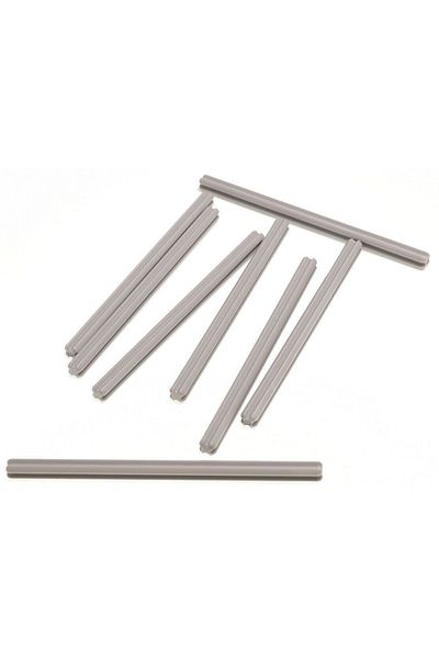 LEGO Original Technic Moc Custom Accessory Mindstorms Light Grey Axle 9L Large Size 4 Pcs to Send