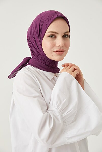 FRESCO SCARFS Women's Hijab Bamboo Scarf*eggplant Purple
