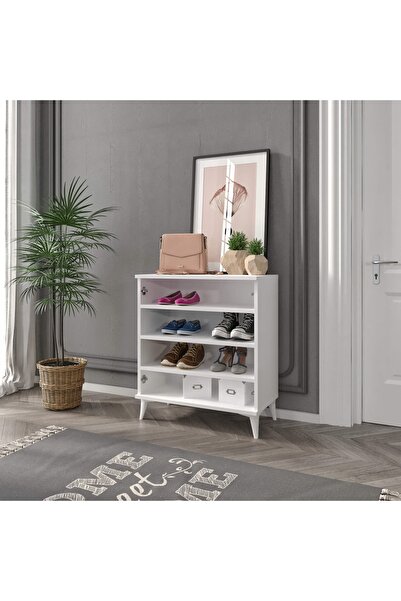 Baby Darling Latte 4 Bölmeli Ayakkabılık %100 Mdf