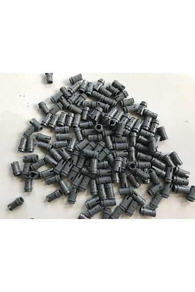 LEGO Original Accessory Custom Moc Technic Pin 1/2 Friction Ridges Dark Gray 4 Pieces to Send